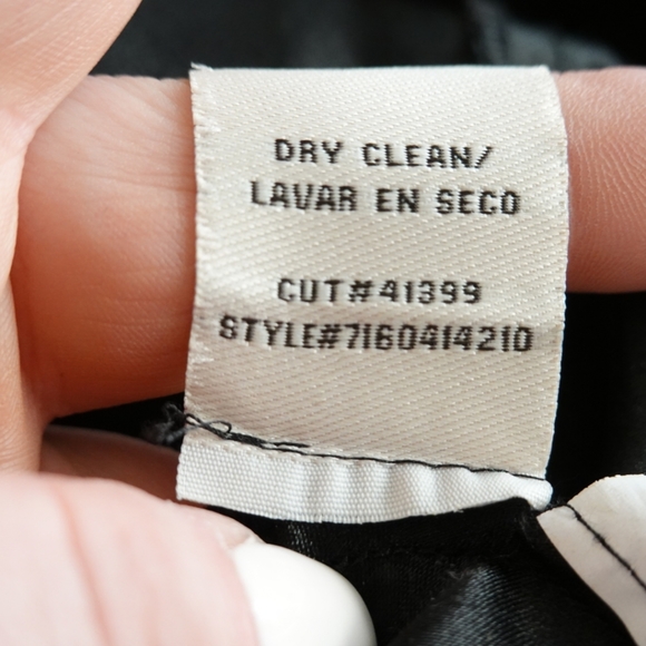 ECI Geometric Print Silk Chiffon Midi Fit & Flare Dress w/Ruffled Neckline, sz 8 - Picture 5 of 6